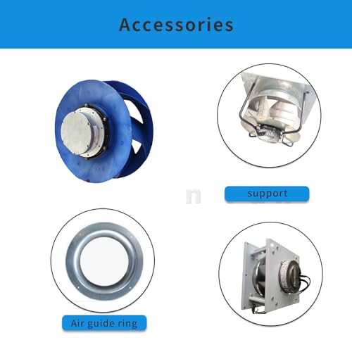 RH63V-ZIK.GL.VR Ziehl-abegg Fan 380/480VAC 3.50KW 5.6/4.4A Centrifugal Fan|B0CFDJLGFW