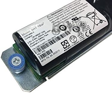 2.5V 24.4Wh 6.6Ah BAT 1S3P Raid Controller Backup Battery Compatible with Dell PowerVault MD3000iBAT Series