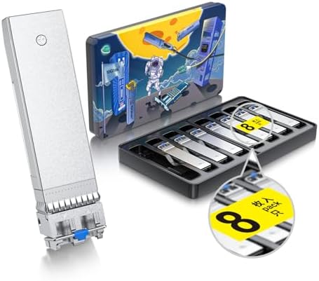 10Gtek 10GBase-SR SFP+ LC Transceiver, 10G 850nm Multimode SFP Module, up to 300 Meters, for Cisco SFP-10G-SR, Meraki MA-SFP-10GB-SR, Ubiquiti UniFi UF-MM-10G, Fortinet, Mikrotik and More, Pack of 10|B00ZCDDOPS