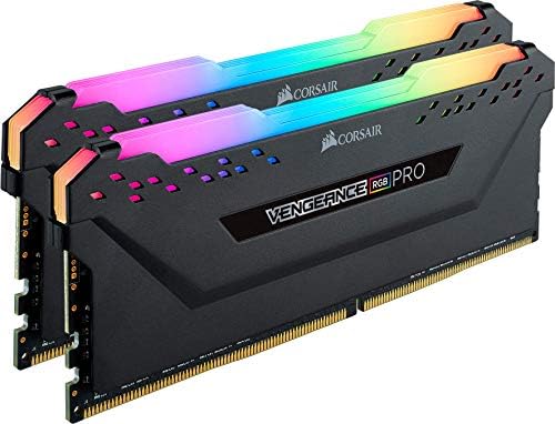 CORSAIR Vengeance RGB PRO DDR4 RAM 32GB (2x16GB) 3600MHz CL18-22-22-42 1.35V Intel AMD Desktop Computer Memory - Black (CMW32GX4M2Z3600C18)|B082DGZJ9C
