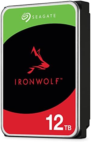Seagate IronWolf 12TB NAS Internal Hard Drive HDD – CMR 3.5 Inch SATA 6Gb/s 7200 RPM 256MB Cache for RAID Network Attached Storage (ST12000VNZ008/ST12000VN0008