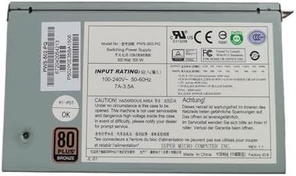 500W Server Industrial Computer Power Supply, PWS-502-PQ Original
