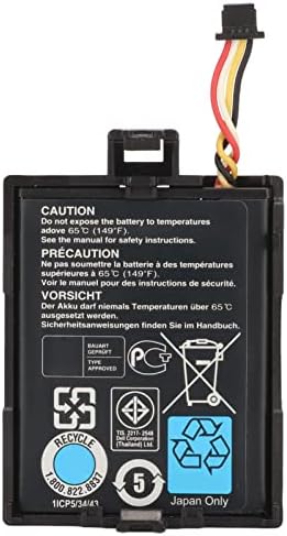 Vikye T40JJ 70K80 Battery for PERC RAID H710 H710P H730 H810 H830, 3.7V 500mAh PERC Controller Battery Replacement with Plastic Holder|B0CCJ1KGQ2