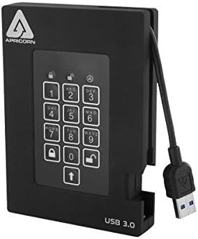Aegis Fortress 2TB USB 3.0 External Hard Drive, Black|B00NTQGZNS