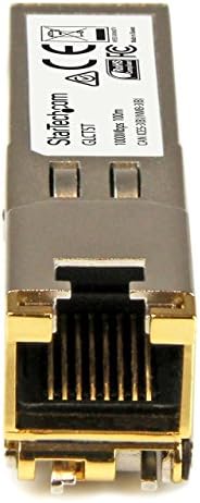 StarTech.com Cisco SFP-GE-T Compatible - Gigabit SFP - 10/100/1000 Mbps - RJ45 Port - 1000Base-T - Copper SFP - GBIC Module|B007UR0CZE
