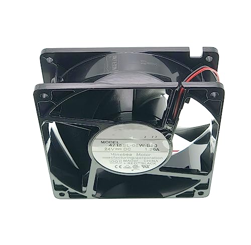 New Cooling Fan for 4715SL-05W-B60 DC24V 1.2A 28.8W 12038 4700RPM,2-Wire Inverter Cooling Fan Size:120 * 120 * 38mm.|B0C8H5BH57