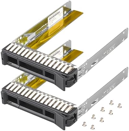 Hard Drive Tray Caddy SM17A06246 SSD Bracket 2.5" Hard Drive Bracket Metal HDD Caddy Compatible with Lenovo ThinkSystem ST550 SR550 SR590 SR650 SR630 SR850 Server|B08RS2M261