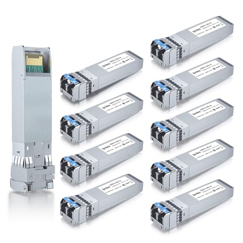 ipolex SFP+ 10GBase LR Singlemode Module, 10G SFP LC 1310nm Fiber Optic Transceiver for Cisco SFP-10G-LR, Ubiquiti UniFi UF-SM-10G, Meraki MA-SFP-10GB-LR, Netgear AXM762, Mikrotik and More, up to 10KM|B01EN33WYK