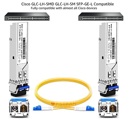 1000BASE-SX SFP Optical Transceiver Module Compatible with HPE Aruba J4858D J4858DCM JL745A Q8N53A ProCurve J4858C J4858B J4858A 850nm 550m DDM Duplex LC MMF 10pcs/Pack|B09MTS8WKP