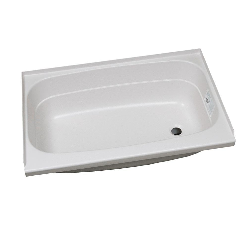 Specialty Recreation BT2432WR Right Drain Bathtub, 24" x 32", White
