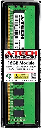 A-Tech Server 32GB Kit (2x16GB DDR4 2133MHz PC4-17000 ECC UDIMM 2Rx8 Dual Rank 1.2V ECC Unbuffered DIMM 288-Pin Server & Workstation RAM Memory Upgrade Modules (A-Tech Enterprise Series