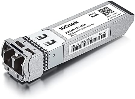 10Gtek 10GBase-T SFP+ to RJ-45 Transceiver, 10Gbe SFP+ Copper Ethernet CAT6a Module, up to 30m, for Cisco SFP-10G-T-S, Ubiquiti UniFi, Fortinet, TP-Link and More|B01KFBFL16