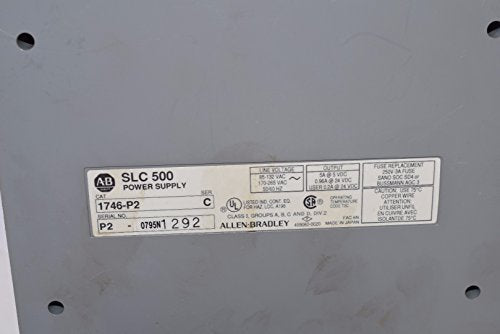 Allen Bradley 1746-P2 1746P2 Power Supply|B00AAGL50I