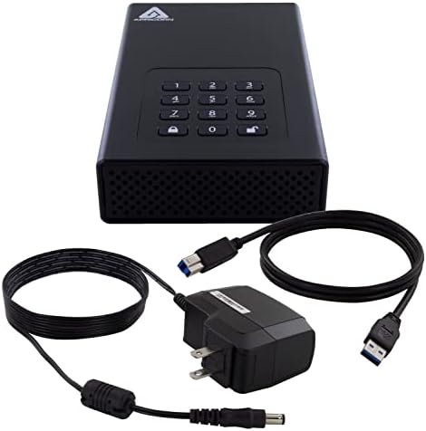 Apricorn 2TB Aegis Padlock DT 256-Bit Encrypted USB 3.0 Hard Drive (ADT-3PL256-2000)|B006U6LYMG