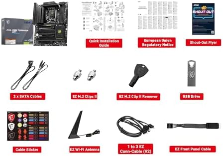 Micro Center CPU Motherboard Combo - Intel Core Ultra 7 265K 20-Cores Unlocked Desktop Processor with Msi MAG Z890 Tomahawk WiFi Gaming LGA 1851 ATX Motherboard
