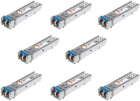 Intellinet 1000Base-SX SFP to LC Multi-Mode Mini GBIC Module 1G Fiber Transceiver - Cisco GLC-SX-MM Compatible - Wavelength 850 nm - Hot Plugging - Up to 550 m. – 545006-SGL|B001P8B4FG
