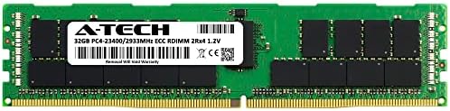 A-Tech 32GB RAM for Dell PowerEdge C6320, C6320p, FC830, M630, R6415, R6525, R7425, R7515, R7525, R930, T550, XC740xd | DDR4 2933MHz PC4-23400 ECC RDIMM 2Rx4 Registered Server Memory Upgrade