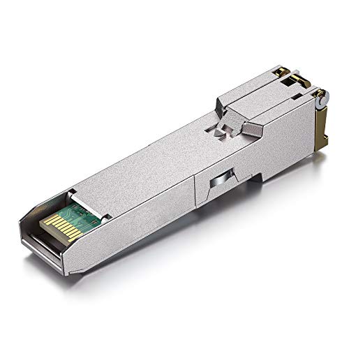 10Gtek 1.25G SFP 1000Base-SX Multimode LC Fiber Transceiver, 850nm MMF, 550m, for Cisco GLC-SX-MMD/SFP-GE-S, Meraki MA-SFP-1GB-SX, Fortinet, Ubiquiti UniFi UF-MM-1G, Mikrotik, TP-Link, Pack of 2|B08BP3JDBV