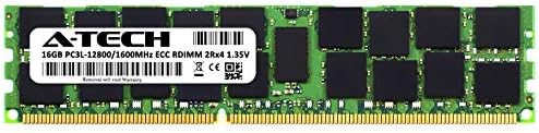 A-Tech 16GB RAM for Dell PowerEdge T320 | DDR3 1600MHz PC3-12800 ECC Registered RDIMM 2Rx4 1.35V Server Single Memory Upgrade Module (Replacement for SNP20D6FC/16G, A6994465, 20D6F, 020D6F