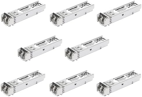 Intellinet 1000Base-SX SFP to LC Multi-Mode Mini GBIC Module 1G Fiber Transceiver - Cisco GLC-SX-MM Compatible - Wavelength 850 nm - Hot Plugging - Up to 550 m. – 545006-SGL|B001P8B4FG