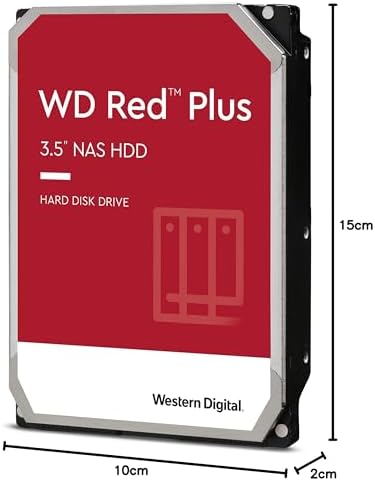 Western Digital 24TB WD Red Pro NAS Internal Hard Drive HDD - 7200 RPM, SATA 6 Gb/s, CMR, 512 MB Cache, 3.5" -WD241KFGX|B0DZY2TN8T