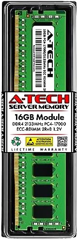 A-Tech 64GB Kit (2x32GB DDR4 2666MHz PC4-21300 ECC RDIMM 2Rx4 Dual Rank 1.2V ECC Registered DIMM 288-Pin Server & Workstation RAM Memory Upgrade Modules (A-Tech Enterprise Series