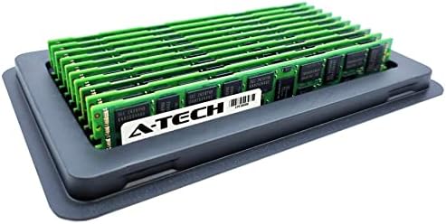 A-Tech 128GB Kit (8x16GB RAM for Dell PowerEdge M620, M915, R420, R520, R715, R820, T410, T610, T620 | DDR3 1600MHz PC3L-12800 ECC RDIMM 2Rx4 1.35V Registered Server Memory Upgrade