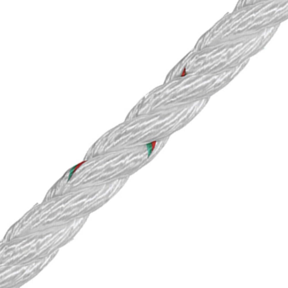 Samson Rope 170 040 006 030 Pro-Set-3 Nylon, White, 5/8" x 600'