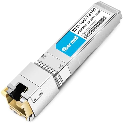 10G SFP+ RJ45 80m for Dell Force10 SFP-10G-T-80 GP-10GSFP-T80 10GBASE-T SFP+ 80m RJ45 Cat6a/7 Mini-GBIC 10gb Copper R-J45 Transceiver Module|B0B18FVQ1T