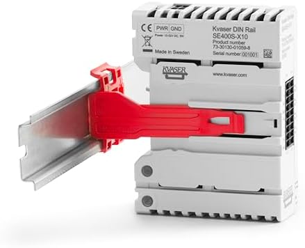 Kvaser DIN Rail SE400S-X10 Multichannel Ethernet to CAN/CAN FD Interface|B0FPZRQFWP