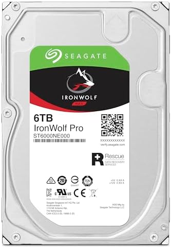 Seagate IronWolf Pro ST6000NE000 6 TB Hard Drive - 3.5" Internal - SATA (SATA/600
