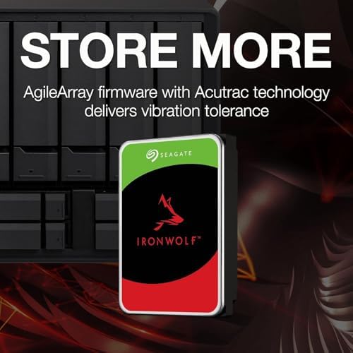 Seagate IronWolf 12TB NAS Internal Hard Drive HDD – CMR 3.5 Inch SATA 6Gb/s 7200 RPM 256MB Cache for RAID Network Attached Storage (ST12000VNZ008/ST12000VN0008