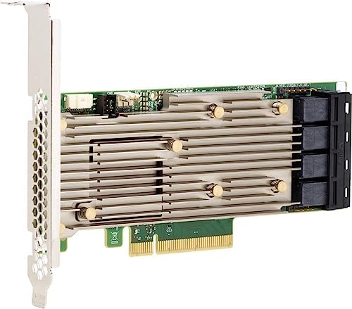 Broadcom MegaRAID 9460-16i - Storage controller (RAID) - 16 Channel - SATA/SAS 12Gb/s low profile - 1200 MBps - RAID 0, 1, 5, 6, 10, 50, 60 - PCIe 3.1 x 8|B078RSQHB3
