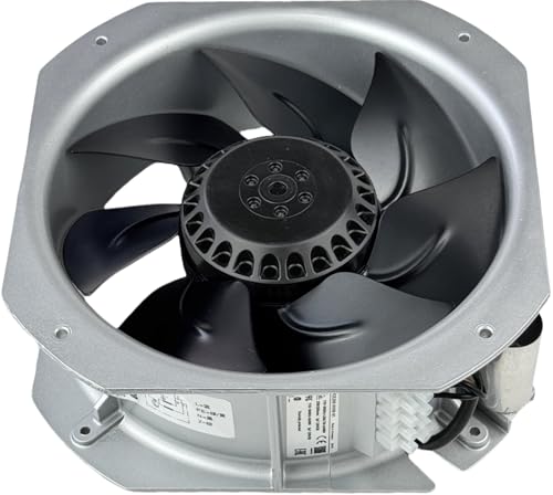 for EBM-PAPST W2E200-HH86-01 Cooling Fan, 115V 80W 0.58-0.70A 50/60Hz axial Flow Fan, 5uF 220VDB 225×225×80mm Fan|B0DSPZHG6P