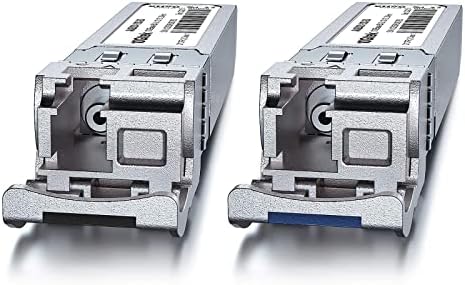 10Gtek 10GBase-SR SFP+ LC Transceiver, 10G 850nm Multimode SFP Module, up to 300 Meters, for Cisco SFP-10G-SR, Meraki MA-SFP-10GB-SR, Ubiquiti UniFi UF-MM-10G, Fortinet, Mikrotik and More, Pack of 10|B00ZCDDOPS