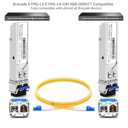 1000BASE-SX SFP Optical Transceiver Module Compatible with HPE Aruba J4858D J4858DCM JL745A Q8N53A ProCurve J4858C J4858B J4858A 850nm 550m DDM Duplex LC MMF|B09MTW3HVB