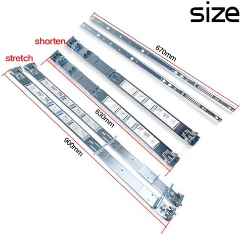 1U Static Ready Rails Kit 053D7M 53D7M Compatible with Dell PowerEdge R320 R420 R620 R330 R430 R630 R440 R640|B0DJSLV7YC