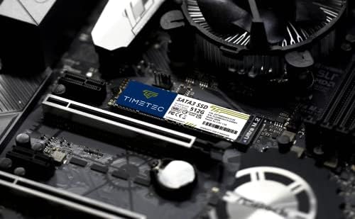 Timetec 512GB SSD 3D NAND SATA III 6Gb/s M.2 2280 NGFF 256TBW Read Speed Up to 550MB/s SLC Cache Performance Boost Internal Solid State Drive for PC Computer Laptop and Desktop (512GB