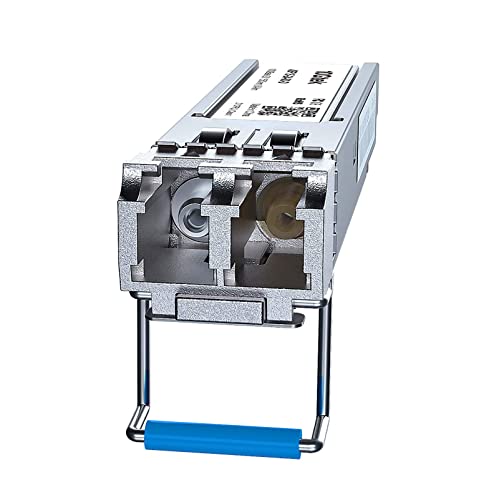 10GTEK 1.25G SFP-T, 1000BASE-T Copper SFP, SFP to RJ45 SFP Module Transceiver for Cisco SFP-GE-T, Meraki, Fortinet, Ubiquiti UniFi UF-RJ45-1G, D-Link, Supermicro, Netgear, TP-Link and More|B00U77IJ2M