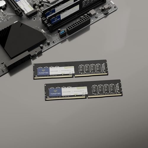 Timetec Elite 32GB KIT(2x16GB) DDR4 2666MHz PC4-21300 Non-ECC Unbuffered 1.2V CL19 2Rx8 Dual Rank 288 Pin UDIMM Desktop Memory RAM Module Upgrade (32GB KIT(2x16GB))|B0G4381PK1