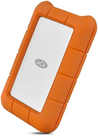 LaCie Rugged Thunderbolt USB-C 4TB External Hard Drive Portable HDD – USB 3.0 compatible, Drop Shock Dust Water Resistant, Mac and PC Computer Desktop Workstation Laptop, 1 Mo Adobe CC (STFS4000800)|B0718XFV2M