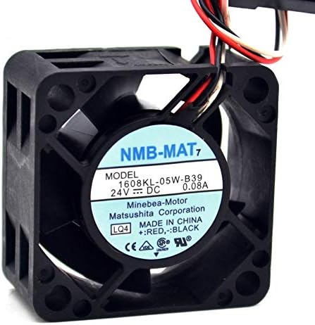 for NMB 404020mm 1608KL-05W-B39 4020 24V 0.07A/0.08A for Fanuc Fan Heatsink (0.08A)|B07Z6QTFLC