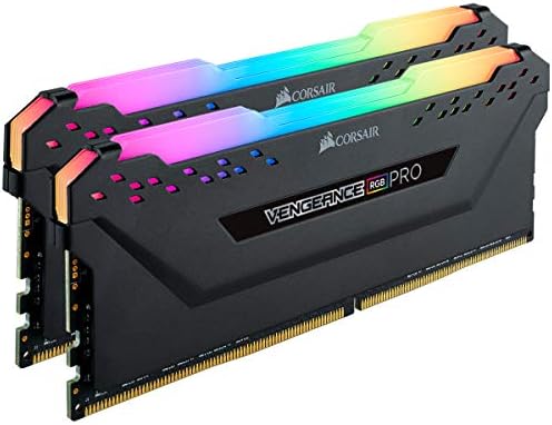 CORSAIR Vengeance RGB PRO DDR4 RAM 32GB (2x16GB) 3600MHz CL18-22-22-42 1.35V Intel AMD Desktop Computer Memory - Black (CMW32GX4M2Z3600C18)|B082DGZJ9C