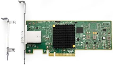 H!Fiber LSI SAS 9211-8i RAID Controller Card, 6Gb/s Internal SAS/SATA HBA Card, LSI 2008 Chip, PCI Express 2.0 X8, 2X SFF-8087 Ports|B0BKQDJLZ9