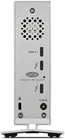 LaCie d2 Thunderbolt 3 8TB External Hard Drive Desktop HDD – Thunderbolt 3 USB-C USB 3.0, 7200 RPM Enterprise Class Drives, for Mac and PC Desktop, 1 Month Adobe CC (STFY8000400)|B06XYTCX69
