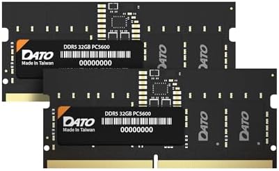 DDR5 SODIMM 32GB Kit 16GBx2 Laptop RAM 5600MHz PC5-44800 CL46 1.1V 262-Pin Non-ECC unbuffered dimm, Notebook Memory Module