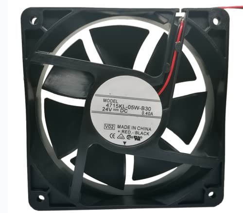 24V 0.40A 3300RPM 120CFM 120X120X38MM 2-Wire Cooling Fan|B0BS17L5JC