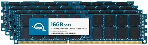 OWC 64GB (2x32GB) DDR3 1333 PC3-10600 CL9 4Rx4 240-pin 1.5V ECC Registered RDIMM Memory RAM Compatible with HP ProLiant BL460c G7 BL490c G7 BL620c Gen7 BL680c Gen7 BL685c Gen7|B0CJMQWDF6