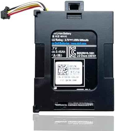 T40JJ Battery for Dell Perc Raid H710 H710P H730 H730p H810 H830 PowerEdge M620 R320 R420 R520 R620 R720 R820 T110 II T420 H132V 70K80 H132V|B0DY7T4ST5