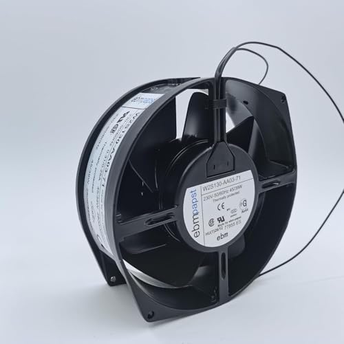 W2S130-AA03-71 220V/230V 45W 2-Wire High Temperature Resistant Cooling Fan|B0F24RJDD4